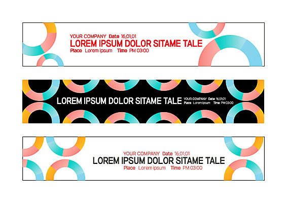 템플릿 배너 배너템플릿 가로배너 사각프레임 사람없음 현수막 원형 배너세트 AI파일 도형 프레임 가로 세트 사각형 파일형식 벡터