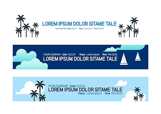 구름 템플릿 배너 배너템플릿 가로배너 요트 사각프레임 사람없음 야자수 현수막 배너세트 AI파일 자연요소 나무 배_교통 프레임 가로 세트 사각형 파일형식 벡터