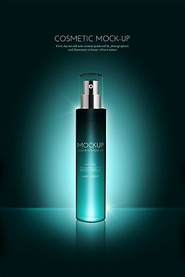 PSD 편집이미지 사람없음 뷰티 3D 화장품 용기 디지털합성 스킨 스킨케어 목업 편집3D 그릇 파일형식