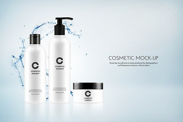 PSD 편집이미지 사람없음 뷰티 3D 화장품 물방울 용기 디지털합성 헤어용품 샴푸 린스 보습크림 트리트먼트 목업 스플래쉬 디스펜서 편집3D 그릇 위생용품 미용용품 파일형식