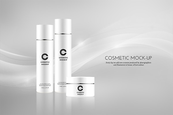 PSD 편집이미지 사람없음 뷰티 3D 화장품 용기 디지털합성 스킨 로션 스킨케어 보습크림 목업 편집3D 그릇 파일형식