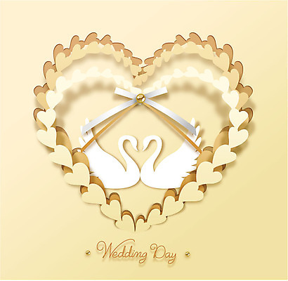 행복 리본 한쌍 결혼 두마리 일러스트 사랑 사람없음 페이퍼아트 보석 백조 하트꽃 국내일러스트 AI파일 꽃 감정 2 조류 이벤트 광석 파일형식 벡터