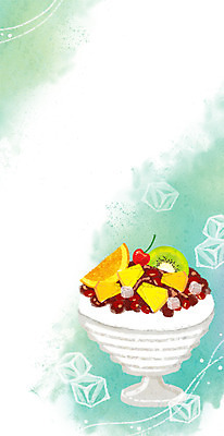 PSD 백그라운드 과일 일러스트 여름음식 키위 사람없음 여름 얼음 체리 파인애플 계절백그라운드 팥빙수 과일조각 여름배경 제철음식 국내일러스트 자연요소 계절 음식 조각 열대과일 빙수 제철 파일형식 여름_계절