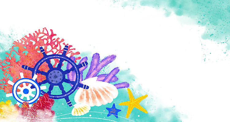 PSD 바다 백그라운드 일러스트 조개 불가사리 사람없음 여름 바닷속 산호 시원함 키_배핸들 가리비 계절백그라운드 여름배경 국내일러스트 계절 어패류 극피동물 수중 자포동물 핸들 파일형식