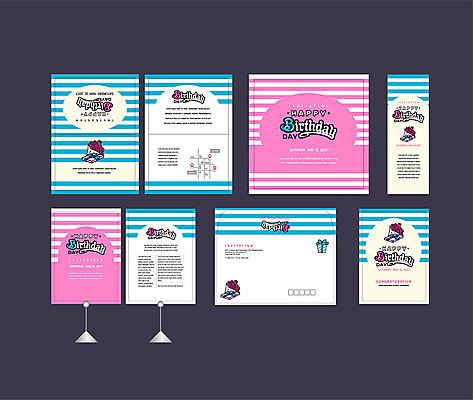 템플릿 배너템플릿 꽃다발 선물 이벤트 사람없음 세트 줄무늬 현수막 축하 생일 전단 엽서 초대장 축하카드 약도 생일카드 소봉투 행사세트 행사템플릿 AI파일 배너 기념일 꽃 컨셉 지도 무늬 편지봉투 카드_감사 편지 홍보물 파일형식 벡터