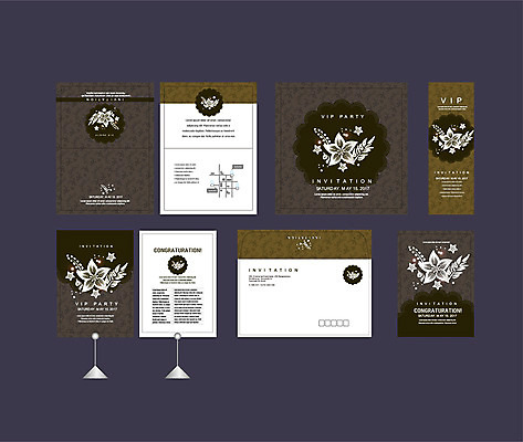 템플릿 배너템플릿 꽃 이벤트 사람없음 세트 파티 현수막 전단 엽서 초대장 약도 VIP 소봉투 행사세트 행사템플릿 AI파일 식물 배너 지도 편지봉투 카드_감사 편지 홍보물 파일형식 벡터