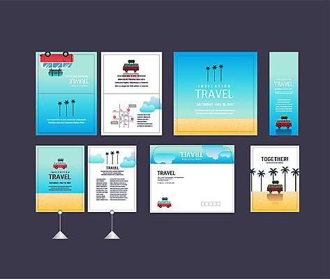 템플릿 배너템플릿 바다 여행 하늘색 이벤트 사람없음 세트 캠핑 현수막 전단 엽서 초대장 약도 캠핑카 소봉투 행사세트 행사템플릿 AI파일 배너 지도 자동차 레저 편지봉투 카드_감사 파란색 편지 홍보물 파일형식 벡터