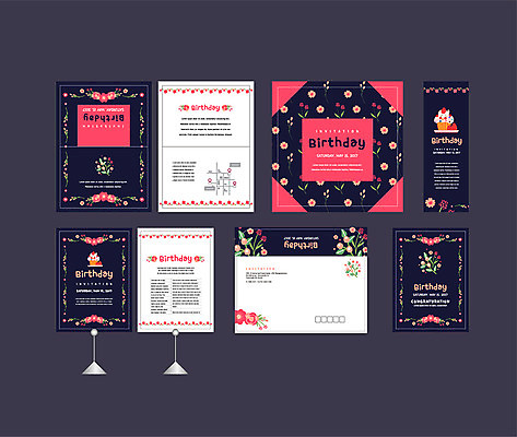템플릿 배너템플릿 꽃 이벤트 사람없음 세트 현수막 축하 생일 생일케이크 전단 엽서 초대장 축하카드 약도 생일카드 꽃프레임 소봉투 행사세트 행사템플릿 AI파일 식물 배너 기념일 컨셉 지도 편지봉투 카드_감사 프레임 케이크 편지 홍보물 파일형식 벡터