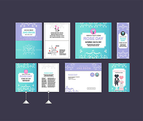 템플릿 배너템플릿 이벤트 사람없음 세트 장미 현수막 하트 전단 엽서 초대장 약도 당초문 로즈데이 소봉투 행사세트 행사템플릿 AI파일 모양 문양 배너 꽃 지도 데이이벤트 편지봉투 카드_감사 편지 홍보물 파일형식 벡터