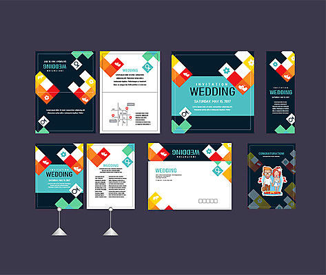 템플릿 배너템플릿 여자 남자 결혼 이벤트 두명 세트 현수막 전단 청첩장 엽서 초대장 약도 소봉투 행사세트 행사템플릿 AI파일 배너 지도 편지봉투 카드_감사 사람 편지 홍보물 파일형식 벡터