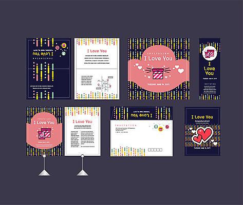 템플릿 배너템플릿 이벤트 사람없음 선물상자 세트 현수막 하트 전단 엽서 초대장 약도 소봉투 행사세트 행사템플릿 AI파일 모양 배너 지도 편지봉투 카드_감사 선물 상자 편지 홍보물 파일형식 벡터