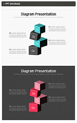 템플릿 비즈니스 그래프 사람없음 세트 사각형 블록 PPT 프레젠테이션 문서템플릿 문서 애니형PPT 이미지템플릿 도형 파일형식
