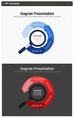 템플릿 화살표 비즈니스 돋보기 그래프 사람없음 세트 PPT 프레젠테이션 문서템플릿 문서 애니형PPT 이미지템플릿 파일형식