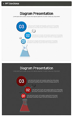 템플릿 비즈니스 그래프 사람없음 세트 원형 PPT 프레젠테이션 문서템플릿 문서 삼각플라스크 애니형PPT 이미지템플릿 도형 플라스크 파일형식