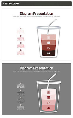템플릿 커피 비즈니스 그래프 빨대 사람없음 컵 세트 PPT 프레젠테이션 문서템플릿 문서 애니형PPT 이미지템플릿 식기 음료 파일형식