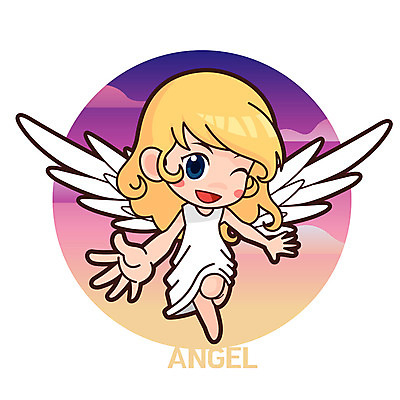 캐릭터 여자 기독교 날개 일러스트 천사 한명 교회 성경 성경학교 천사날개 일러캐릭터 AI파일 1 종교 종교용품 학교 종교건축 사람 건물 파일형식 벡터