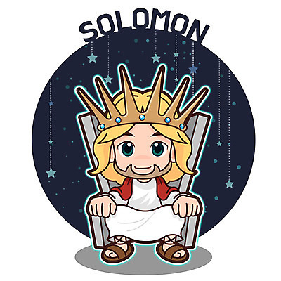 전신 캐릭터 남자 별 기독교 의자 일러스트 왕관 한명 앉기 교회 성경 왕 성경학교 솔로몬 일러캐릭터 AI파일 자연요소 1 종교 가구 종교용품 학교 종교건축 모션 사람 건물 파일형식 벡터