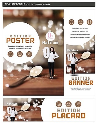 PSD 배너 배너템플릿 여자 가로배너 ZIP 포스터 세로배너 말풍선 한명 서기 20대 성인 세트 숟가락 한국인 현수막 화학조미료 템플릿 1 모션 수저 사람 동양인 청년 가로 세로 조미료 파일형식