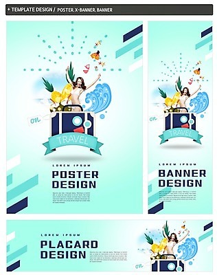 PSD 서양인 배너 배너템플릿 여자 가로배너 ZIP 포스터 세로배너 여행 과일 한명 20대 성인 여름휴가 바캉스 세트 여행가방 만세 현수막 오리발 파인애플 코코넛주스 외국인 템플릿 1 가방 모션 휴가 사람 청년 가로 세로 주스 열대과일 코코넛 파일형식 여름_계절