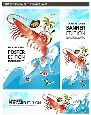 PSD 배너 배너템플릿 남자 가로배너 ZIP 포스터 세로배너 파도 바다 여행 물놀이 갈매기 새우 두명 여름휴가 바캉스 세트 야자수 현수막 프라이팬 선박 나무 템플릿 수상교통 놀이 조류 주방용품 휴가 갑각류 사람 가로 세로 파일형식 여름_계절