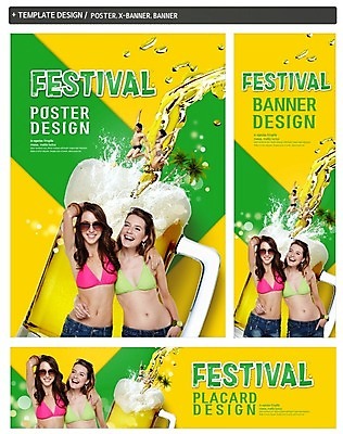 PSD 서양인 배너 배너템플릿 여자 남자 가로배너 ZIP 포스터 세로배너 맥주 주류 웃음 여러명 20대 성인 세트 비키니 선글라스 축제 현수막 다이빙 맥주잔 성인만 외국인 템플릿 수영복 안경 음료 다수 술잔 표정 사람 청년 가로 세로 수영 수중스포츠 파일형식