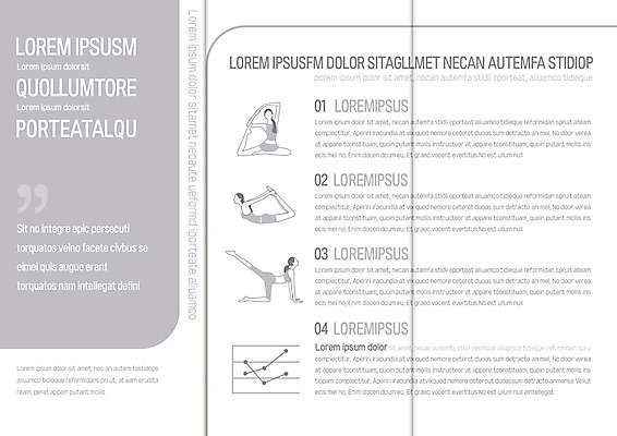 템플릿 편집 표지디자인 북디자인 출판디자인 여자 내지 리플렛 다이어트 북커버 3단접지 요가 그래프 팜플렛 성인 세명 운동 뷰티 요가자세 이미지템플릿 AI파일 웰빙 포즈 건강 사람 파일형식 벡터