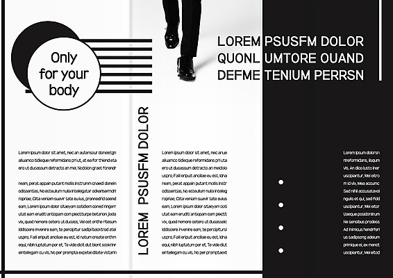 템플릿 편집 표지디자인 북디자인 출판디자인 패션 남자 내지 구두 리플렛 북커버 3단접지 한명 정장 팜플렛 다리 남성화 이미지템플릿 AI파일 1 옷 신발 사람 신체부위 파일형식 벡터