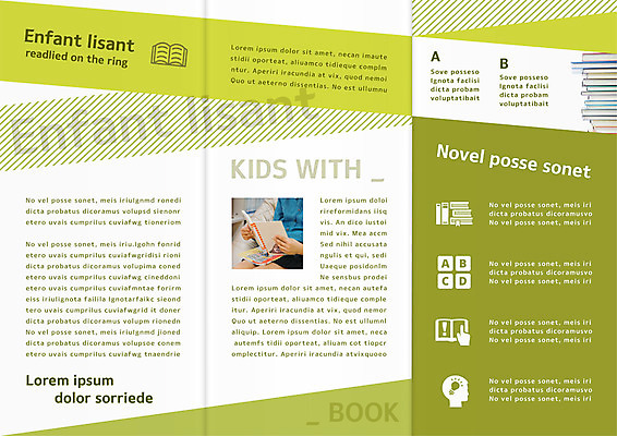 템플릿 편집 표지디자인 북디자인 출판디자인 교육 내지 리플렛 북커버 전구 3단접지 한명 팜플렛 책 독서 쌓기 블록 읽기 두뇌 두뇌개발 이미지템플릿 AI파일 1 모션 사람 뇌 파일형식 벡터