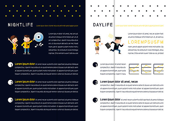 주간 템플릿 편집 표지디자인 북디자인 출판디자인 여자 남자 내지 리플렛 북커버 3단접지 그래프 팜플렛 여러명 성인 라이프 환경 야간 이미지템플릿 AI파일 자연요소 다수 사람 생활 파일형식 벡터