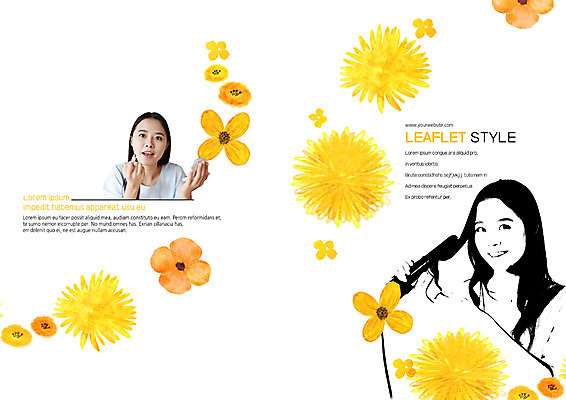 PSD 템플릿 편집 표지디자인 북디자인 출판디자인 여자 표지 꽃 리플렛 북커버 웃음 팜플렛 상반신 20대 성인 두명 화장 뷰티 한국인 립스틱 헤어관리 고데기 성인여자만 이미지템플릿 식물 표정 사람 동양인 청년 화장품 헤어용품 여자만 성인만 파일형식