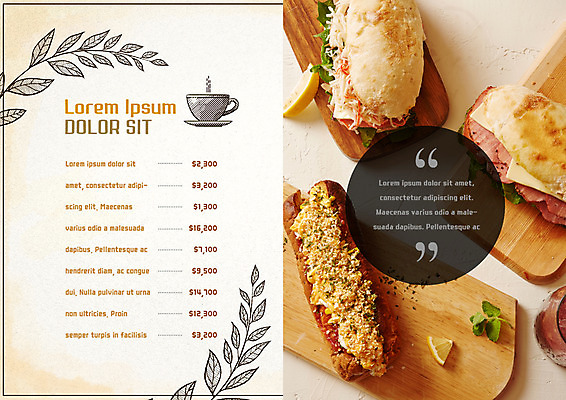 PSD 템플릿 편집 접시 표지디자인 북디자인 출판디자인 내지 커피 빵 리플렛 북커버 나뭇잎 서양음식 샌드위치 팜플렛 사람없음 커피잔 가격 레몬 허브 메뉴 메뉴판 이미지템플릿 식물 식기 음료 음식 잎 과일 잔 파일형식