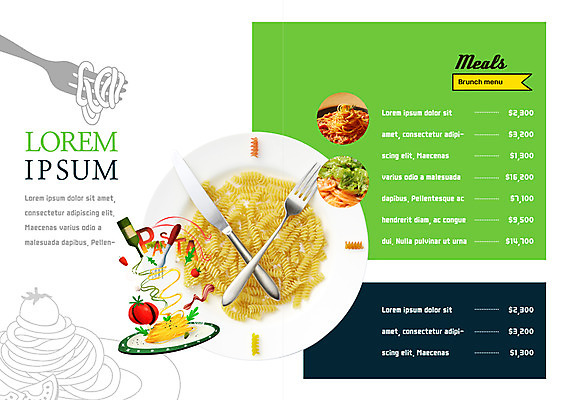 PSD 템플릿 편집 접시 표지디자인 북디자인 출판디자인 내지 리플렛 포크 토마토 북커버 파스타 스파게티 팜플렛 사람없음 면류 나이프 가격 메뉴 메뉴판 파스타면 이미지템플릿 식기 음식 채소 서양음식 칼 파일형식