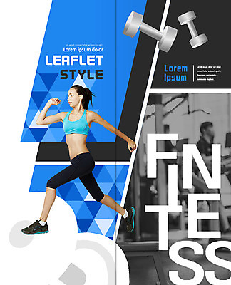 PSD 서양인 템플릿 편집 표지디자인 북디자인 출판디자인 여자 표지 리플렛 다이어트 2단접지 북커버 한명 팜플렛 20대 성인 옆모습 달리기 운동 뷰티 헬스 아령 이미지템플릿 외국인 1 뷰포인트 모션 건강 사람 청년 파일형식