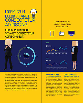 PSD 템플릿 편집 표지디자인 북디자인 출판디자인 여자 남자 내지 리플렛 2단접지 북커버 비즈니스 전구 그래프 서기 팜플렛 20대 성인 두명 상자 모니터 비즈니스맨 비즈니스우먼 성인만 이미지템플릿 모션 사람 청년 컴퓨터 직장인 파일형식