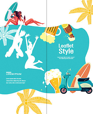 PSD 템플릿 편집 표지디자인 북디자인 출판디자인 여자 표지 실루엣 리플렛 여행 2단접지 북커버 맥주 앉기 팜플렛 여러명 성인 여름 여름휴가 바캉스 야자수 점프 스쿠터 서핑보드 이미지템플릿 나무 계절 다수 모션 휴가 주류 촬영기법 사람 오토바이 보드_스포츠 파일형식 여름_계절