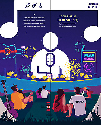 PSD 템플릿 편집 표지디자인 북디자인 출판디자인 여자 남자 내지 리플렛 여행 2단접지 북커버 불꽃놀이 앉기 팜플렛 여러명 성인 뒷모습 축제 기타 야간 마이크 연주회 이미지템플릿 자연요소 뷰포인트 음향기기 다수 모션 놀이 현악기 사람 음악회 파일형식