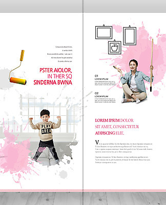 PSD 템플릿 편집 표지디자인 북디자인 출판디자인 여자 남자 내지 어린이 리플렛 액자 2단접지 북커버 서기 앉기 팜플렛 20대 성인 두명 인테리어 한국인 페인트칠 페인트롤러 DIY 이미지템플릿 디자인 모션 페인팅 사람 동양인 청년 취미 파일형식