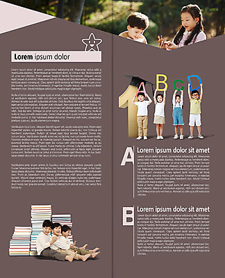 PSD 템플릿 편집 1 표지디자인 북디자인 알파벳 출판디자인 여자 어린이교육 남자 내지 어린이 리플렛 2단접지 북커버 학사모 영어교육 서기 앉기 소녀 소년 팜플렛 여러명 책 한국인 어린이만 이미지템플릿 모자_잡화 영어 교육 다수 졸업 모션 사람 동양인 파일형식