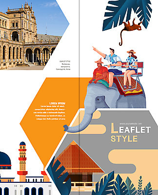 PSD 템플릿 편집 표지디자인 건축물 북디자인 출판디자인 여자 표지 남자 리플렛 해외여행 여행 2단접지 북커버 태국 나뭇잎 코끼리 팜플렛 성인 세명 여행객 원숭이 가리킴 코끼리트래킹 태국여행 이미지템플릿 해외 건축 아시아 잎 포유류 사람 손짓 파일형식