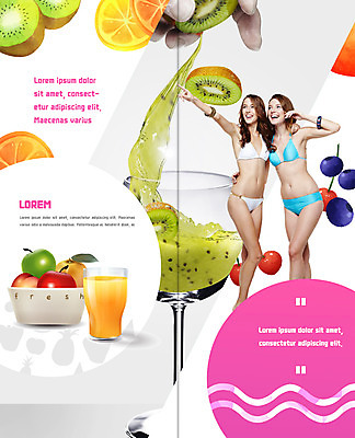 PSD 서양인 템플릿 편집 표지디자인 북디자인 출판디자인 여자 내지 음료 리플렛 와인잔 2단접지 북커버 어깨동무 키위 서기 웃음 팜플렛 20대 성인 두명 여름 비키니 가리킴 사과 블루베리 키위주스 과즙 성인여자만 이미지템플릿 외국인 계절 수영복 포즈 술잔 과일 모션 표정 사람 손짓 청년 과일주스 여자만 성인만 파일형식