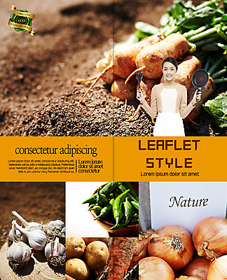 PSD 외국인 템플릿 편집 표지디자인 북디자인 출판디자인 여자 표지 리플렛 채소 2단접지 북커버 고추 양파 감자 마늘 한명 팜플렛 상반신 20대 성인 라벨 앞치마 흙 당근 프라이팬 에코 유기농 뒤집개 열무 성인여자한명만 그린슈머 이미지템플릿 1 웰빙 주방용품 뿌리채소 프레임 사람 인종 청년 환경 무 여자한명만 성인여자만 파일형식