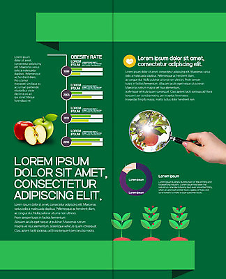 PSD 템플릿 편집 표지디자인 북디자인 손 출판디자인 내지 리플렛 2단접지 북커버 과일 돋보기 그래프 한손 한명 팜플렛 신체부위 햇빛 새싹 사과 유기농 사과나무 이미지템플릿 나무 식물 1 웰빙 사람 태양 파일형식