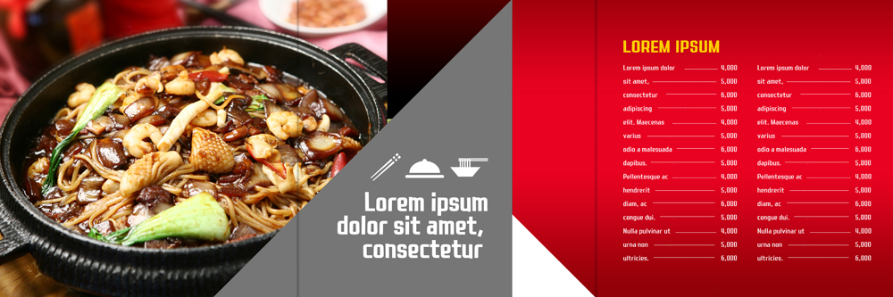 PSD 템플릿 편집 표지디자인 북디자인 출판디자인 내지 음식 리플렛 북커버 3단접지 팜플렛 사람없음 중식 냄비 가격 메뉴 메뉴판 쟁반짜장 이미지템플릿 솥 파일형식