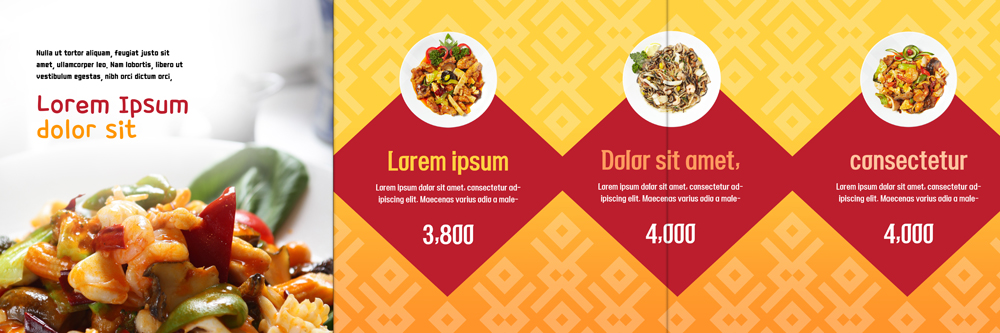 PSD 템플릿 편집 접시 표지디자인 북디자인 출판디자인 내지 음식 리플렛 북커버 3단접지 새우 팜플렛 사람없음 중식 가격 메뉴판 볶음밥 탕수육 이미지템플릿 식기 갑각류 파일형식