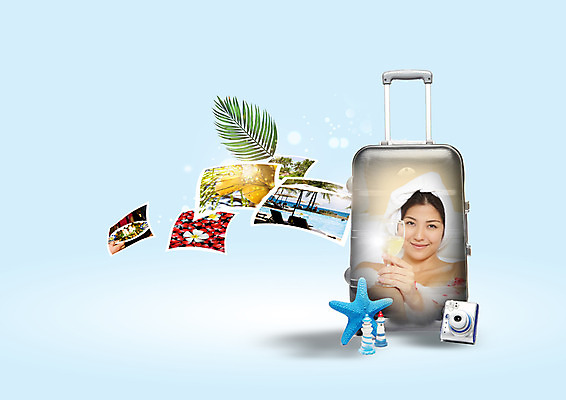 PSD 외국인 편집 편집이미지 여자 꽃 여행 나뭇잎 불가사리 한명 미소 20대 성인 수건 캐리어 여행가방 스파 폴라로이드 성인여자한명만 이미지편집 식물 1 잎 가방 극피동물 표정 사람 인종 청년 위생용품 카메라 여자한명만 성인여자만 파일형식