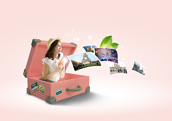 PSD 편집 편집이미지 모자 여자 여행 나뭇잎 웃음 여러명 성인 30대 관광지 여행객 여행가방 한국인 에펠탑 항공권 기념사진 성인여자한명만 이미지편집 잡화 다수 잎 가방 표정 사람 동양인 장년 티켓 파리 랜드마크 여자한명만 성인여자만 파일형식