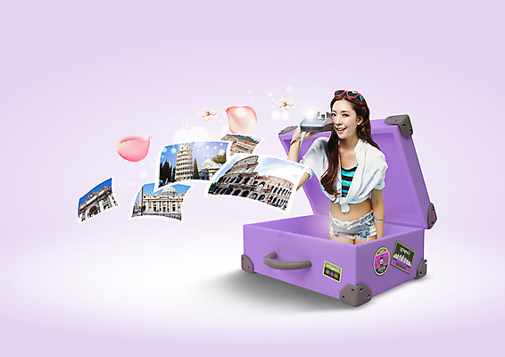 PSD 편집 편집이미지 여자 여행 한명 상반신 20대 성인 관광지 여행가방 사진촬영 한국인 피사의사탑 폴라로이드 콜로세움 의료성형뷰티 성인여자한명만 이미지편집 1 가방 사람 동양인 청년 카메라 촬영 이탈리아 세계문화유산 로마 여자한명만 성인여자만 파일형식