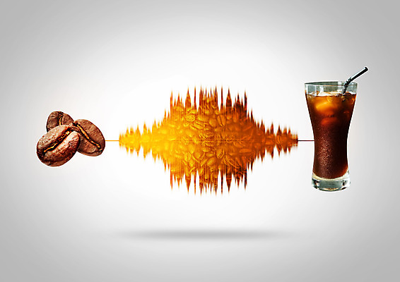 PSD 편집 편집이미지 커피 음료 잔 빨대 사람없음 원두 아이스커피 로스팅 변신 이미지편집 식기 파일형식