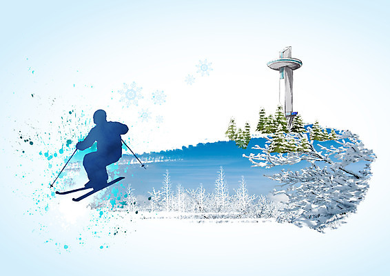 PSD 나무 편집 편집이미지 남자 실루엣 스포츠 겨울 캘리그라피 스키 겨울스포츠 한명 성인 경기장 눈송이 스키선수 이미지편집 식물 1 계절 스포츠시설 운동선수 눈_날씨 촬영기법 사람 파일형식