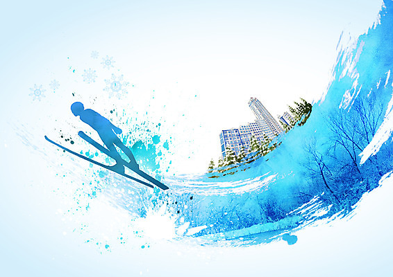 PSD 나무 편집 편집이미지 남자 실루엣 스포츠 캘리그라피 겨울스포츠 한명 빌딩 성인 눈 스키점프 이미지편집 자연요소 식물 1 날씨 스키 촬영기법 사람 건물 파일형식